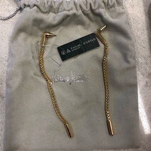 NWT Eddie Borgo gold chain drop earrings $200